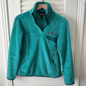 Patagonia Re-tool Snap T Fleece Green Sweater Pullover